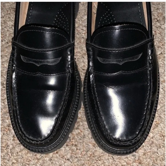 G.H. Bass Whitney Super Lug Weejun Loafers in Black - Picture 7 of 7
